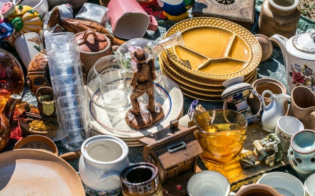 assortment of random household items